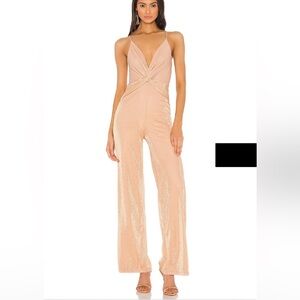 Superdown X Draya Michelle  Easton Deep V Jumpsuit. NWT. Women’s medium